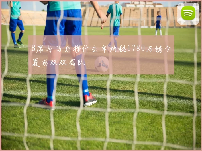 B席与马尔穆什去年纳税1780万镑今夏或双双离队